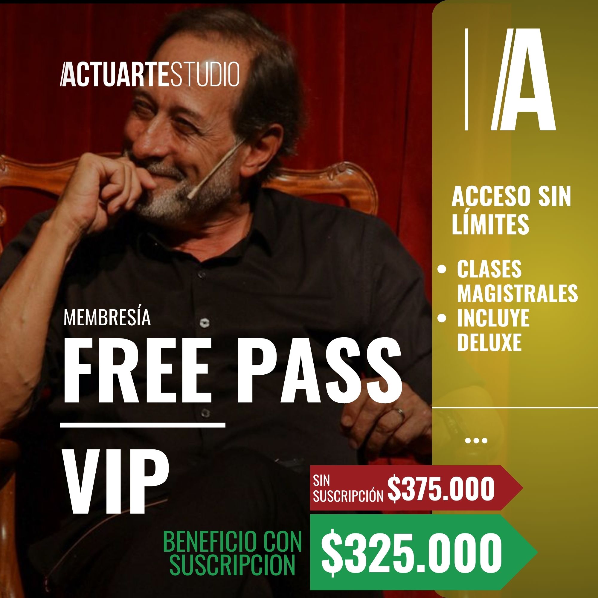Membresía Free Pass VIP